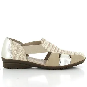 24 Hrs 23151 Beige Low Heel Shoes