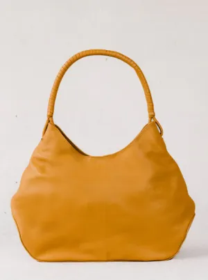 Able Jackee Relaxed Shoulder Bag in Cognac