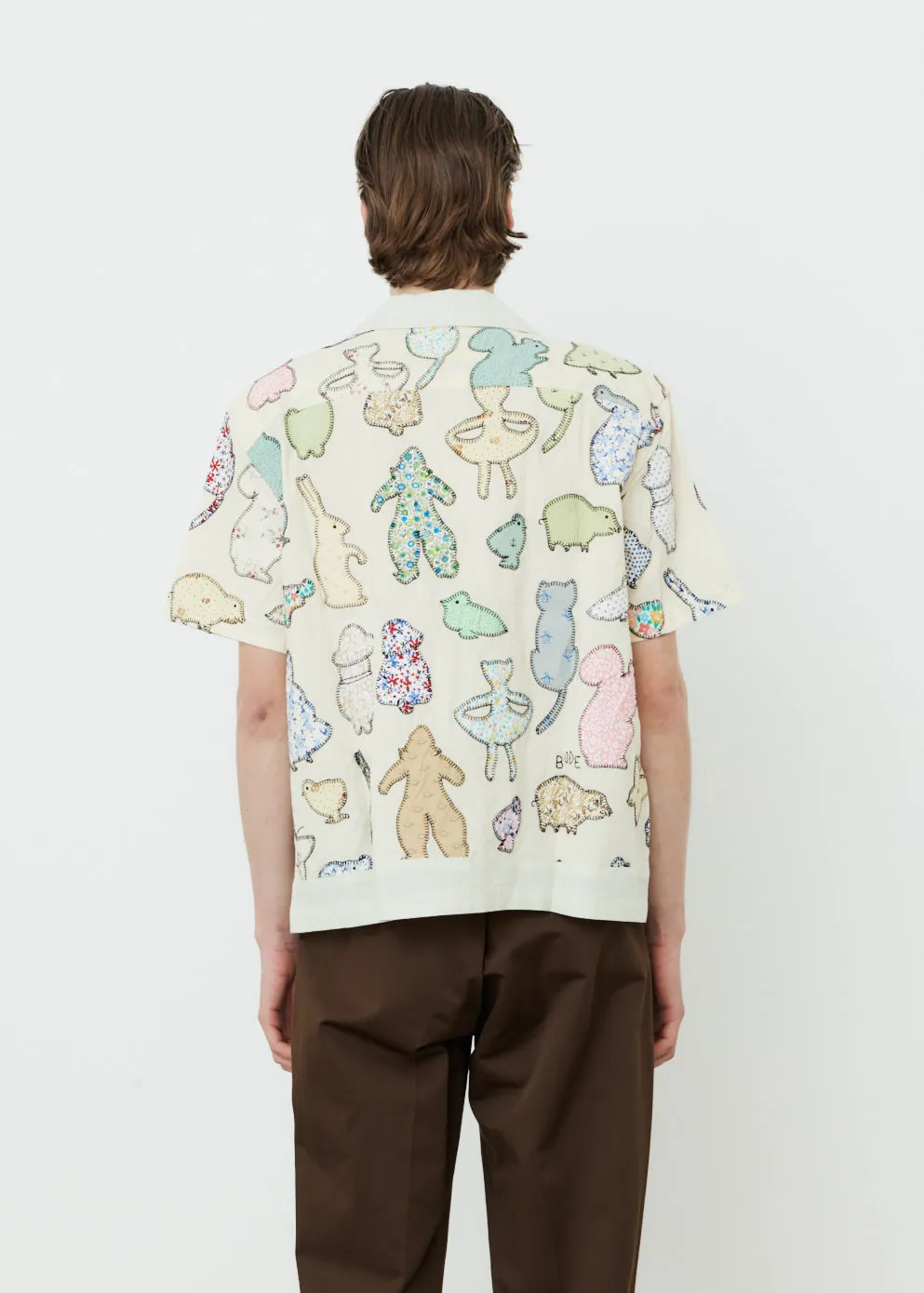 Applique Critter Short Sleeve Shirt