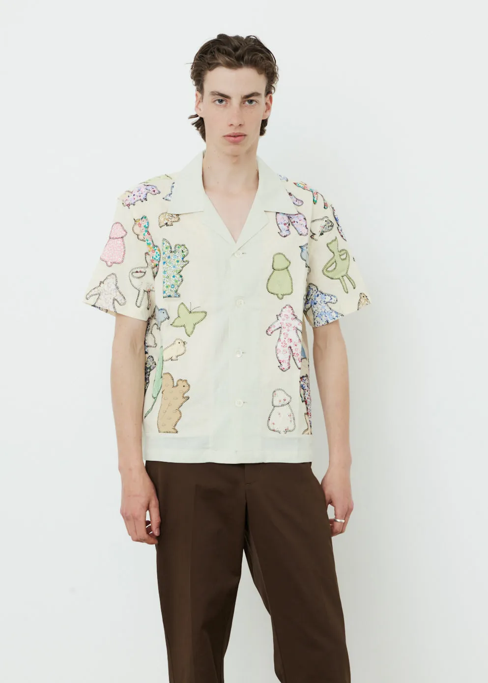 Applique Critter Short Sleeve Shirt