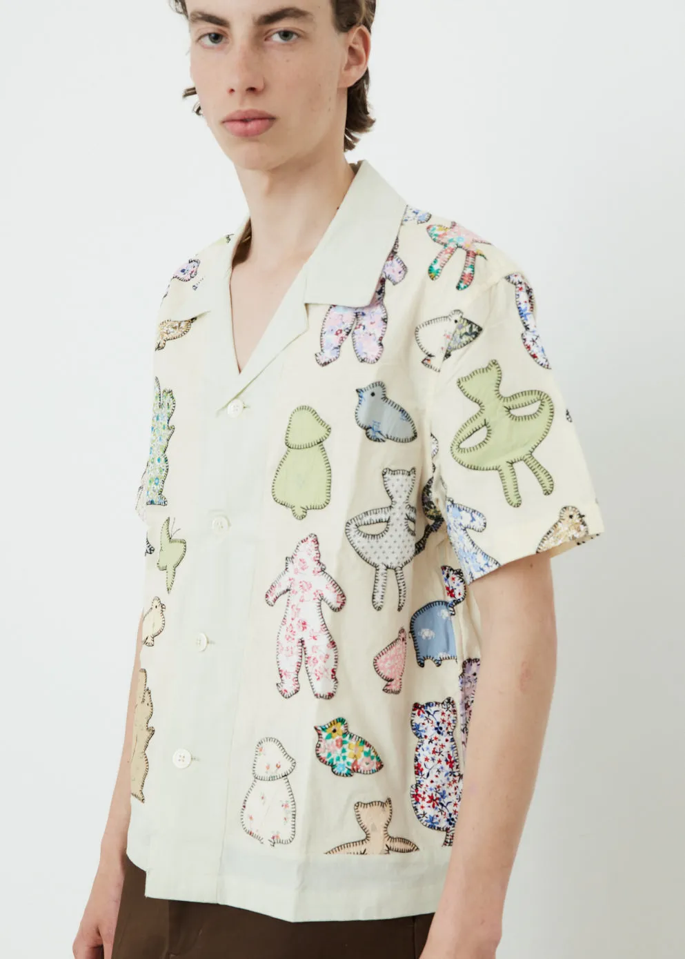 Applique Critter Short Sleeve Shirt