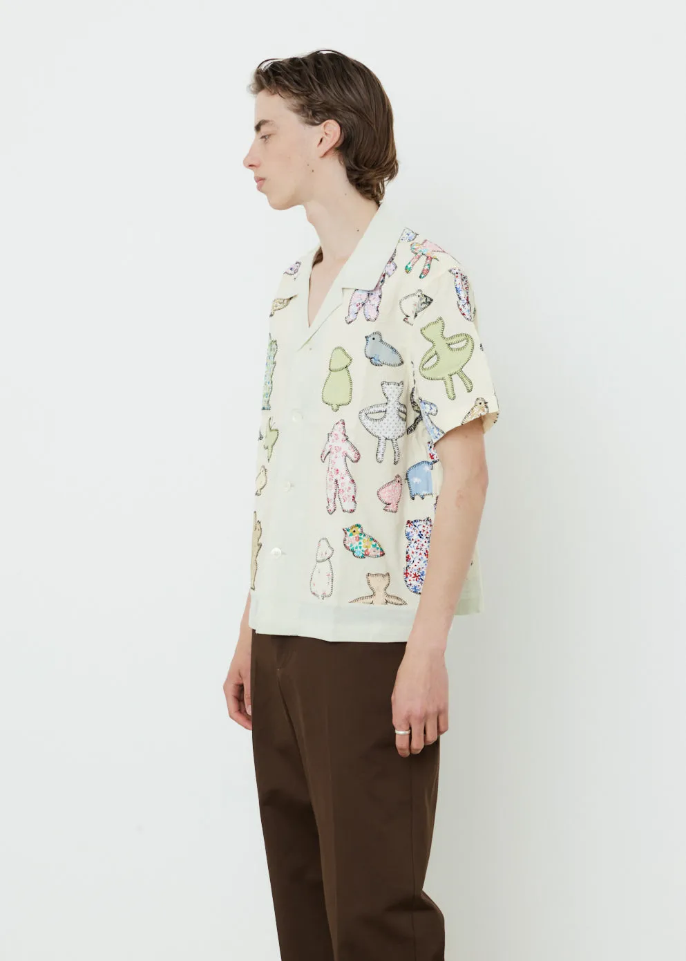Applique Critter Short Sleeve Shirt