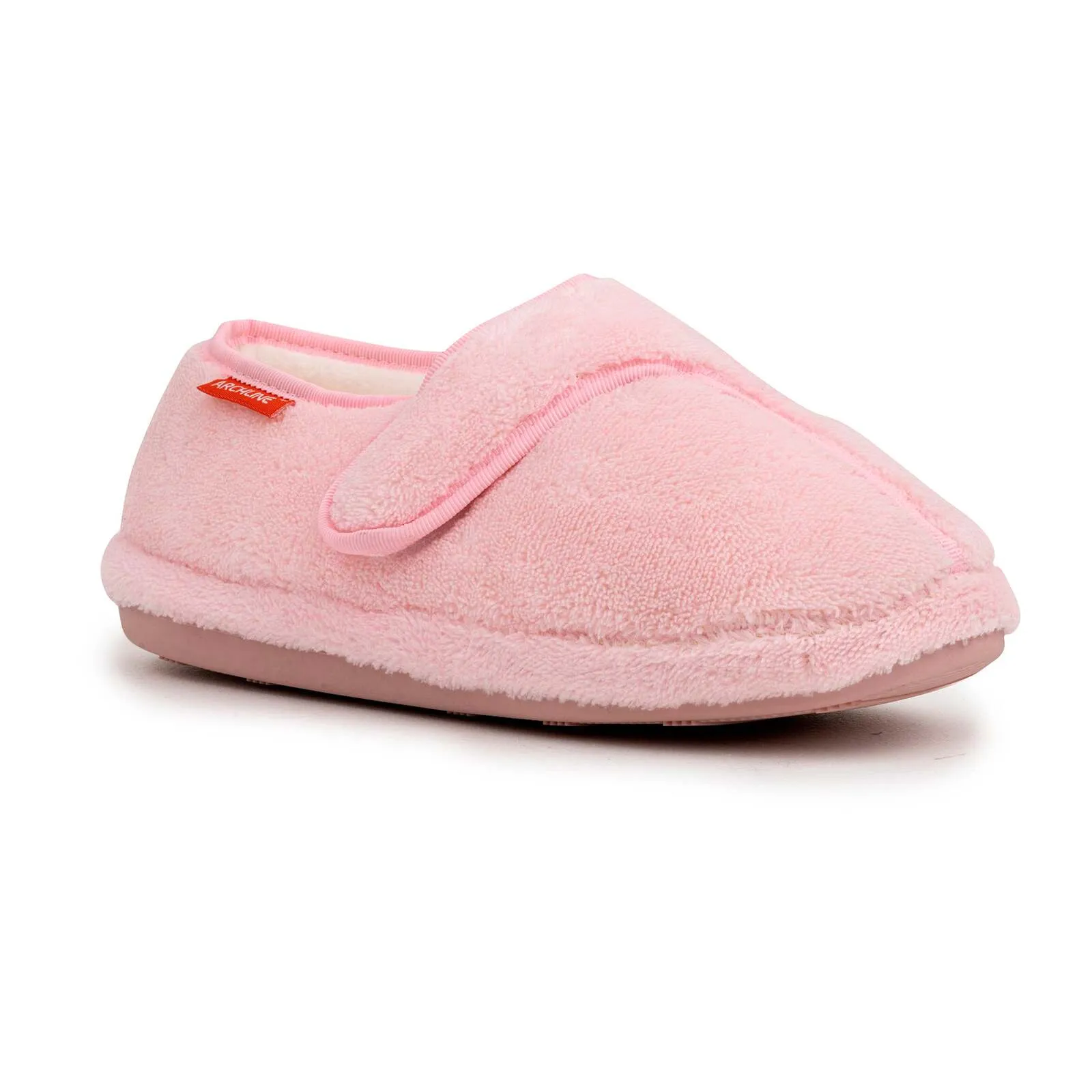 ARCHLINE Orthotic Plus Slippers Closed Scuffs Pain Relief Moccasins - Pink - EU 41