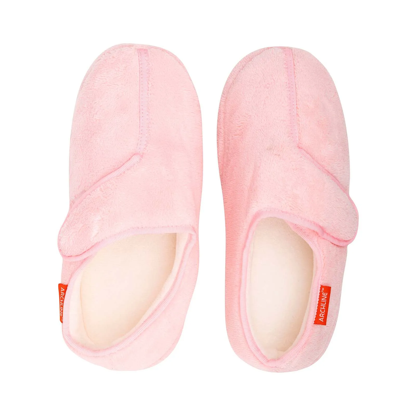 ARCHLINE Orthotic Plus Slippers Closed Scuffs Pain Relief Moccasins - Pink - EU 41