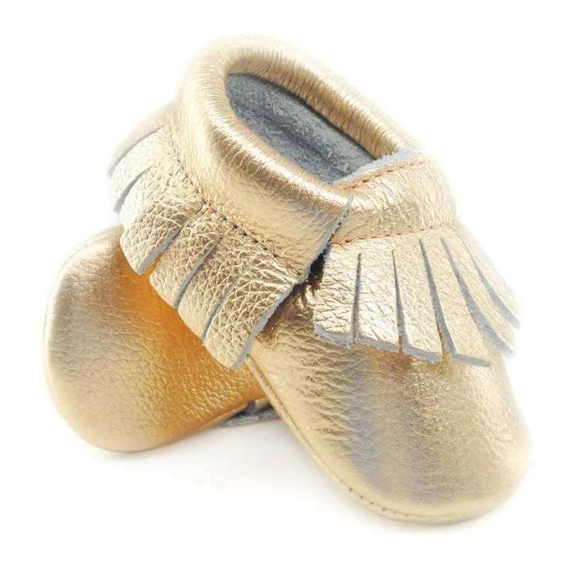 Baby Moccasins (Rose Gold, Gold, Silver)