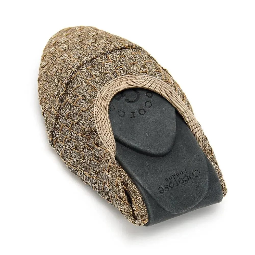 Barbican - Champagne Woven Ballet Flats (EU36 & 37 only)