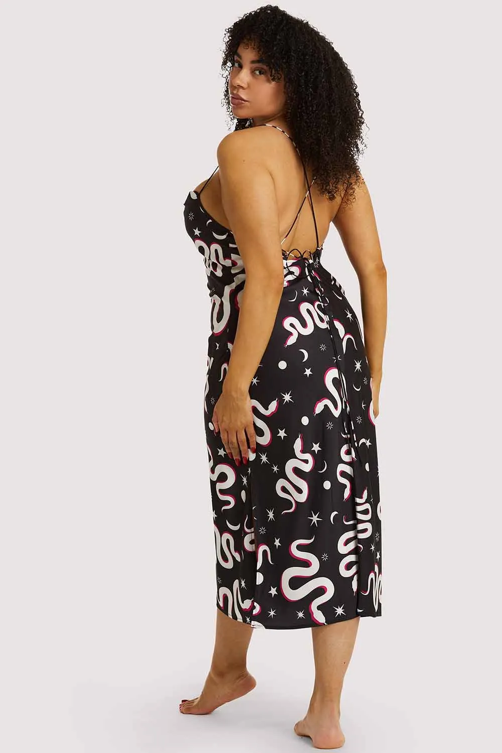 Black Moon Snake Dress