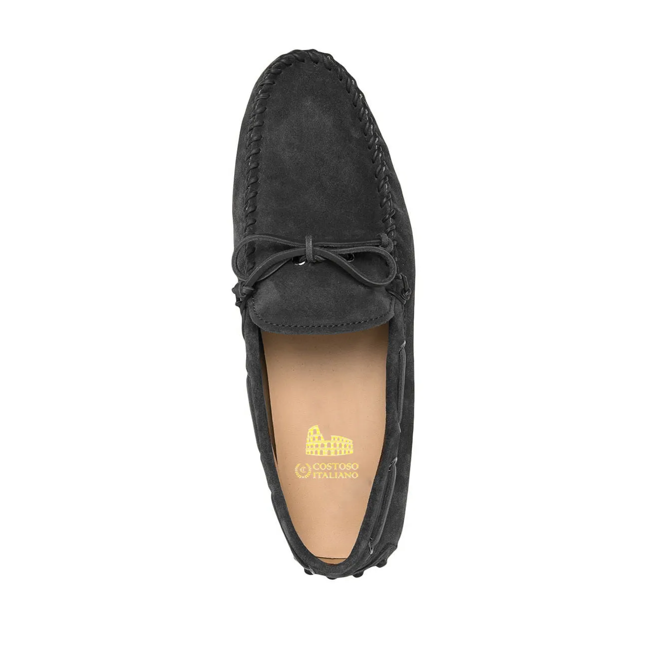 Black Suede Alcalde Driving Loafers