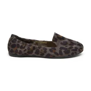 Carnaby - Grey Leopard Foldable Flats