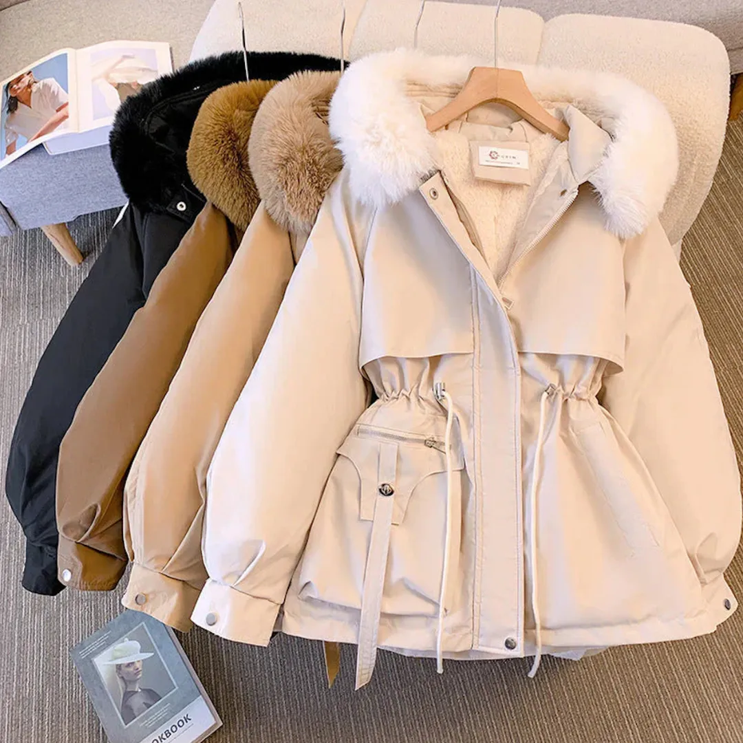Chloe | Stylish Fur-Collared Winter Jacket
