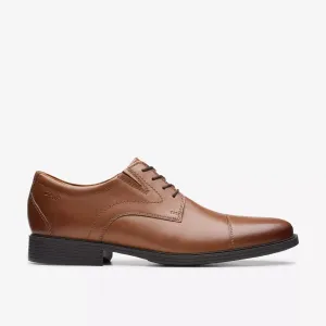 Clark Whiddon Cap Dark Tan Leather 26152913