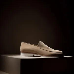 Cream Suede Nolan Loafers - AW24