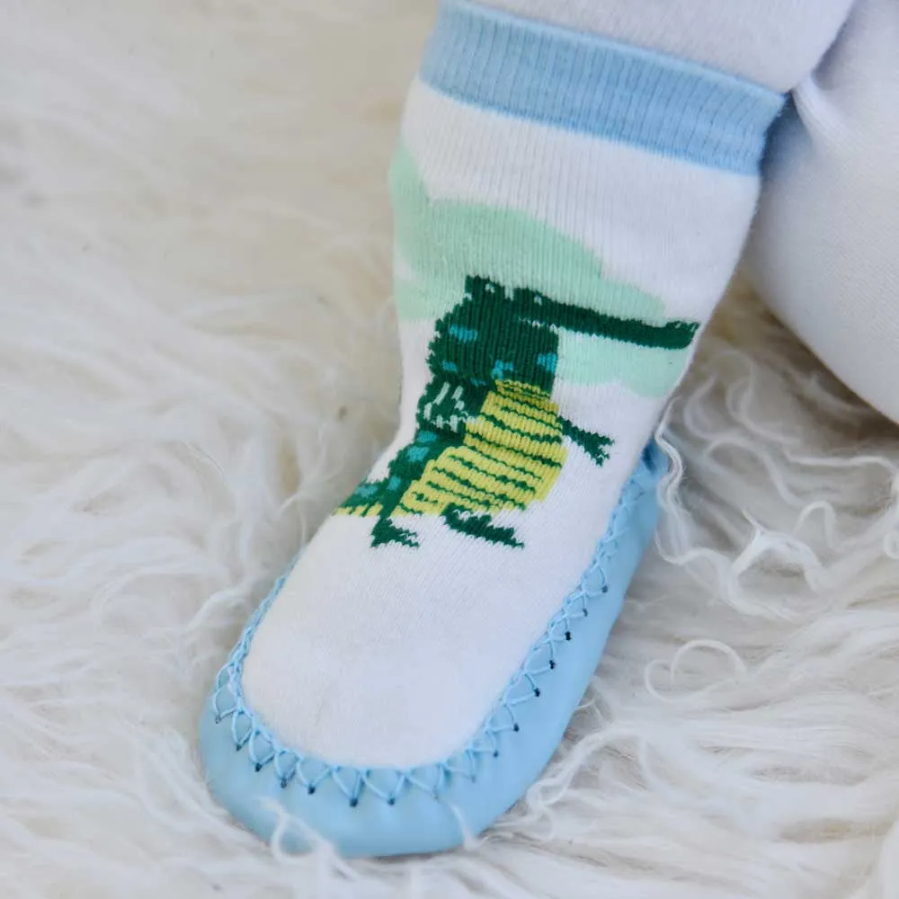 Crocodile Moccasin Slippers