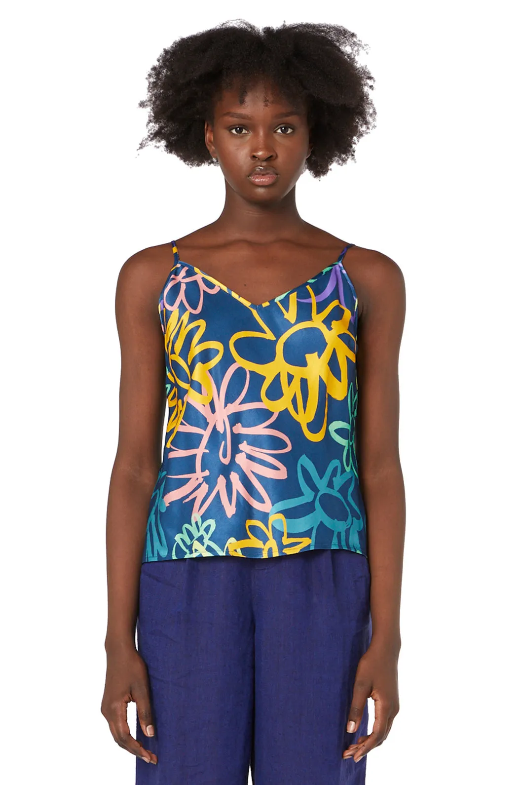 Daisy Crush Slip Tank