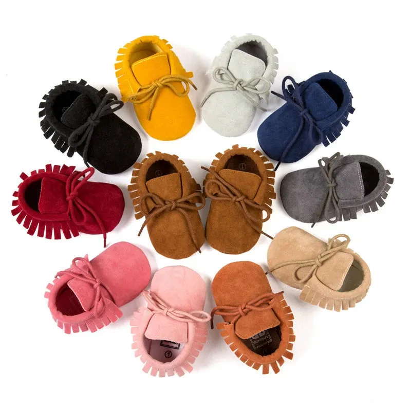 Fringe Baby Moccasins