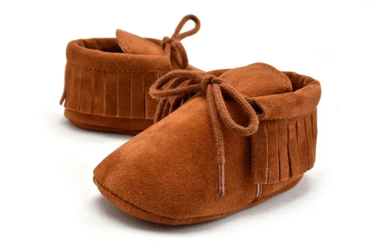 Fringe Baby Moccasins