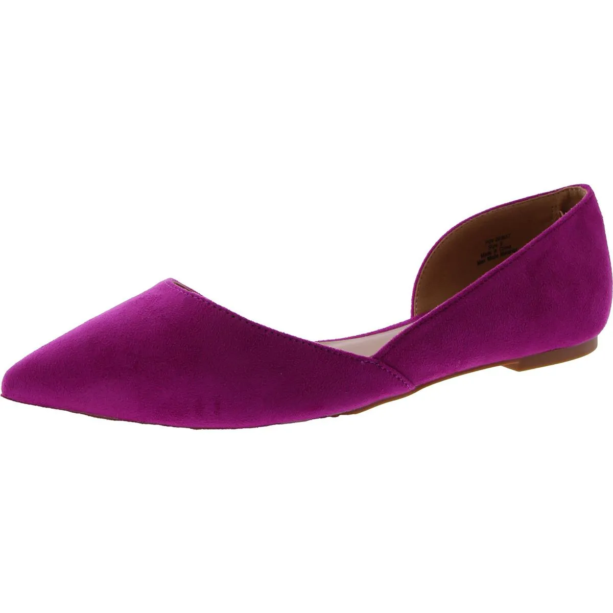 Journee Collection Womens Pointed Toe Slip On D'Orsay