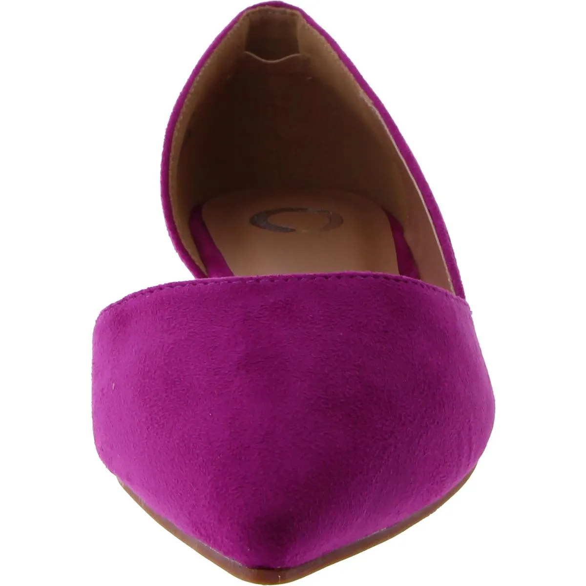 Journee Collection Womens Pointed Toe Slip On D'Orsay
