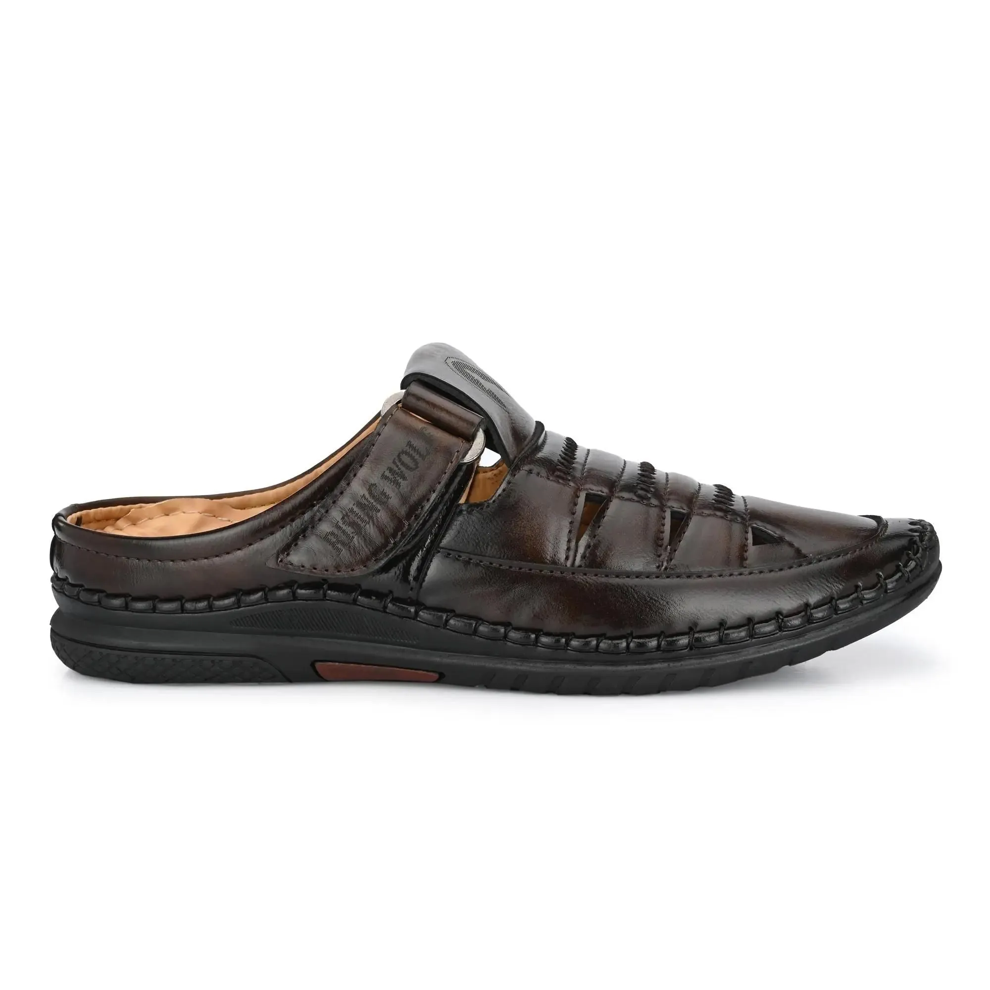 Mens Synthetic Casual Sandals for Men Brown