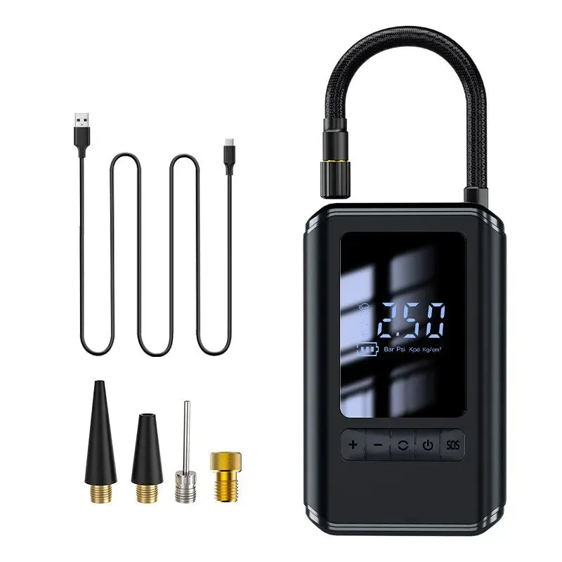 Multifunctional Rechargeable Digital Display Wireless Air Pump