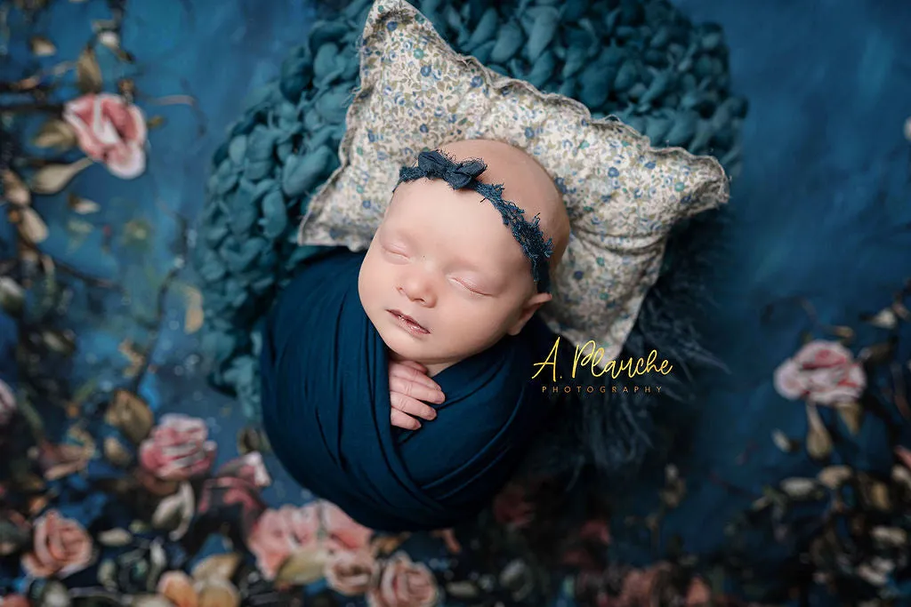 Painted Floral Teal - Petite