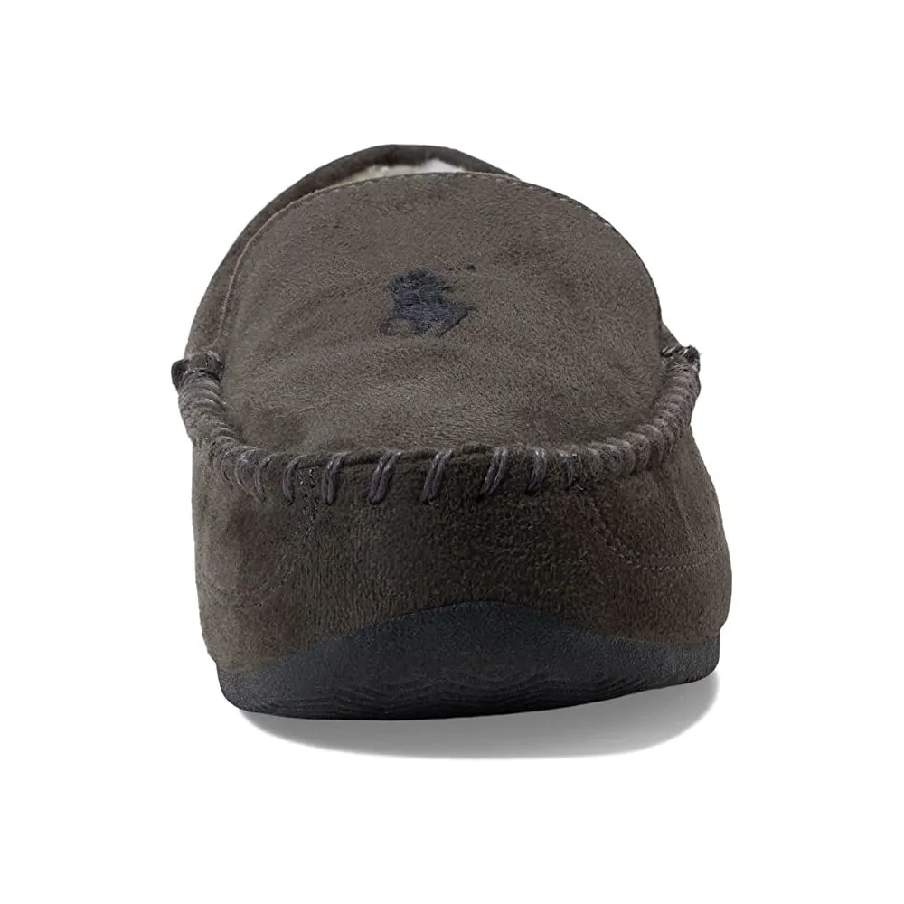 POLO RALPH LAUREN Mens Declan Bear Moccasin Slipper  Color Gray Size 11