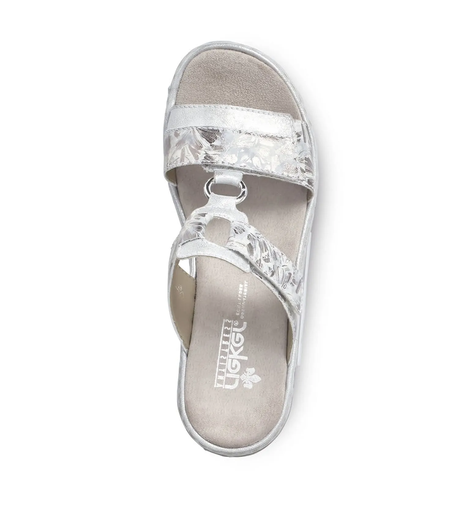 Rieker Women's Regina Sandals- Metallic