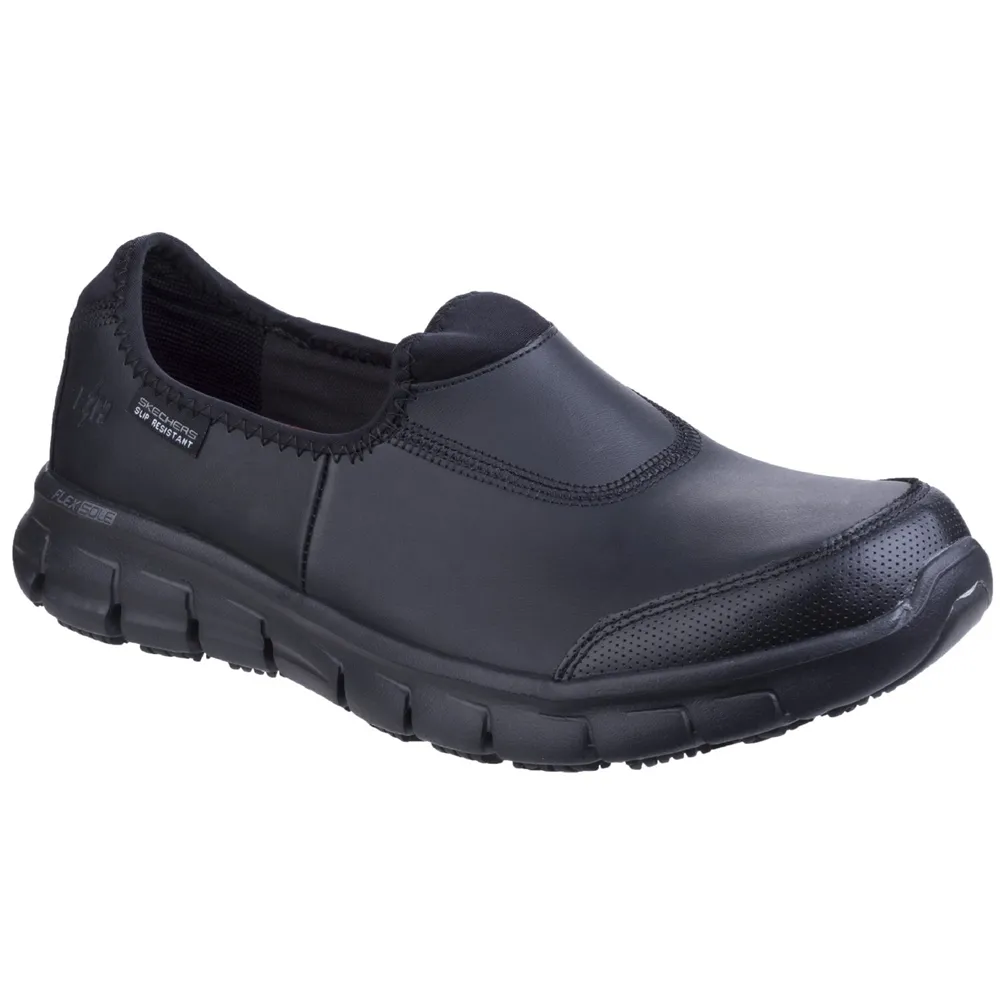 Skechers Sure Track Slip Resistant Slip On Occupational Shoe