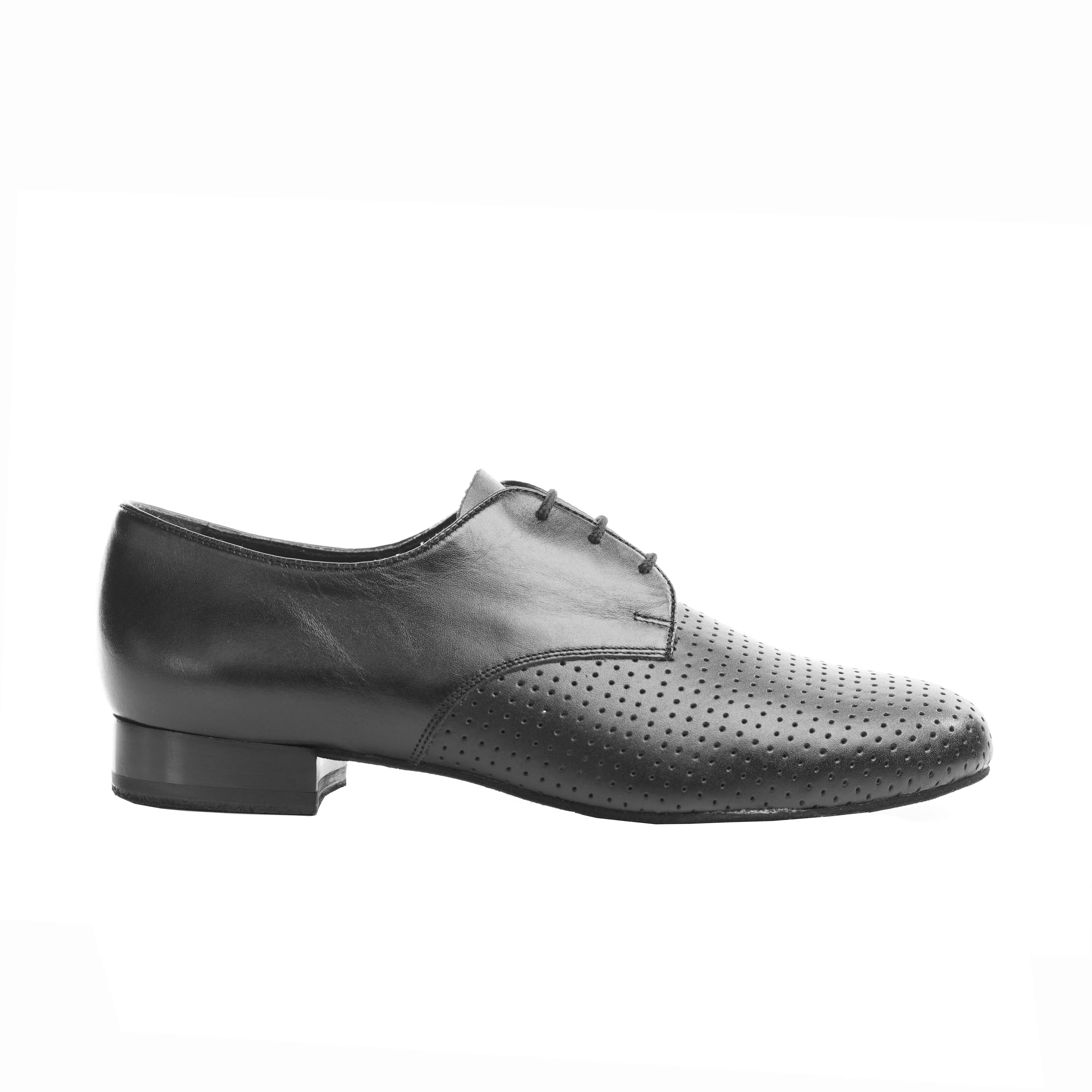 Supadance-Mens: S6000 | Men's Practice: Black Perforated Leather