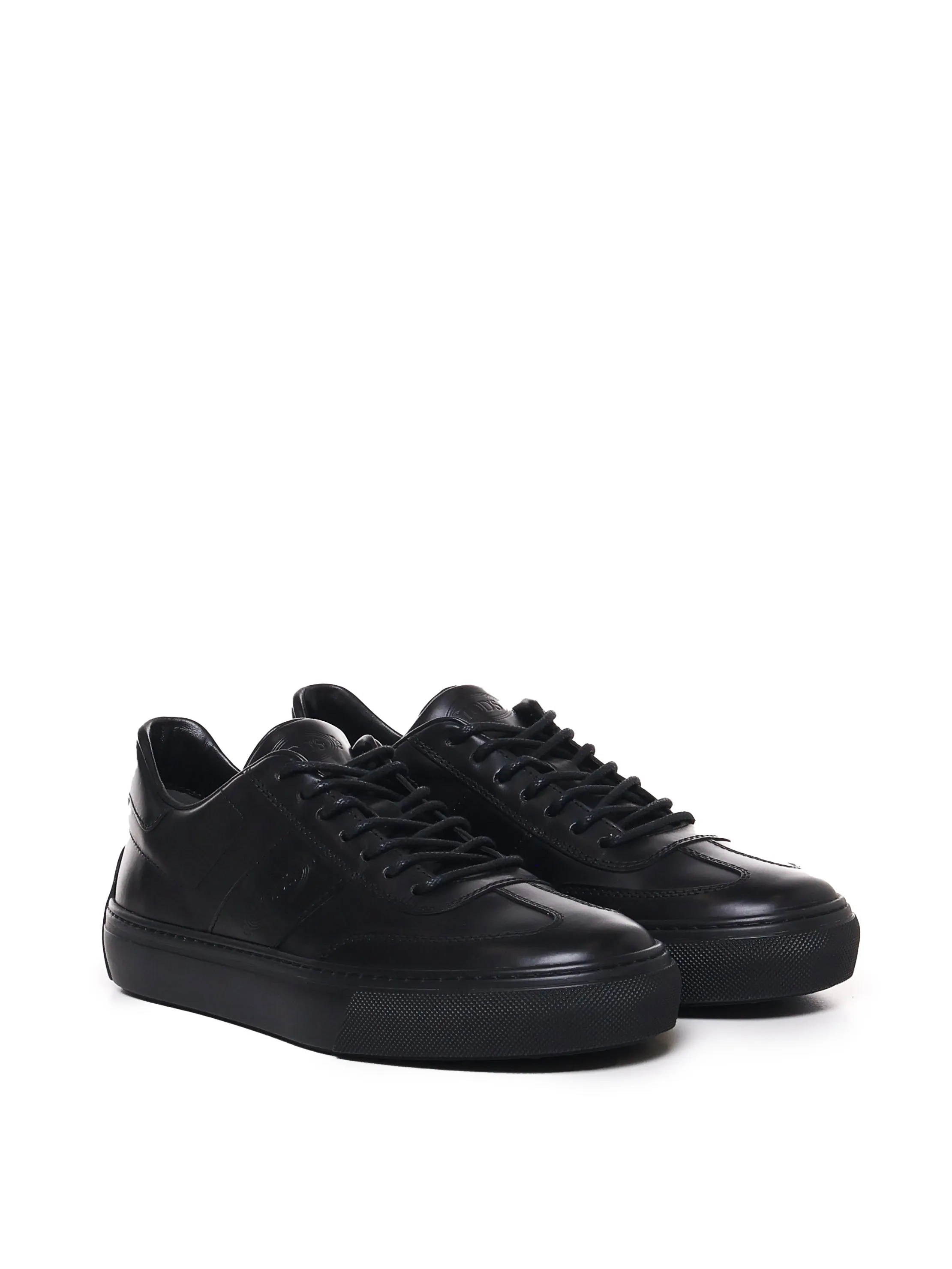 Total Black Calfskin Sneakers