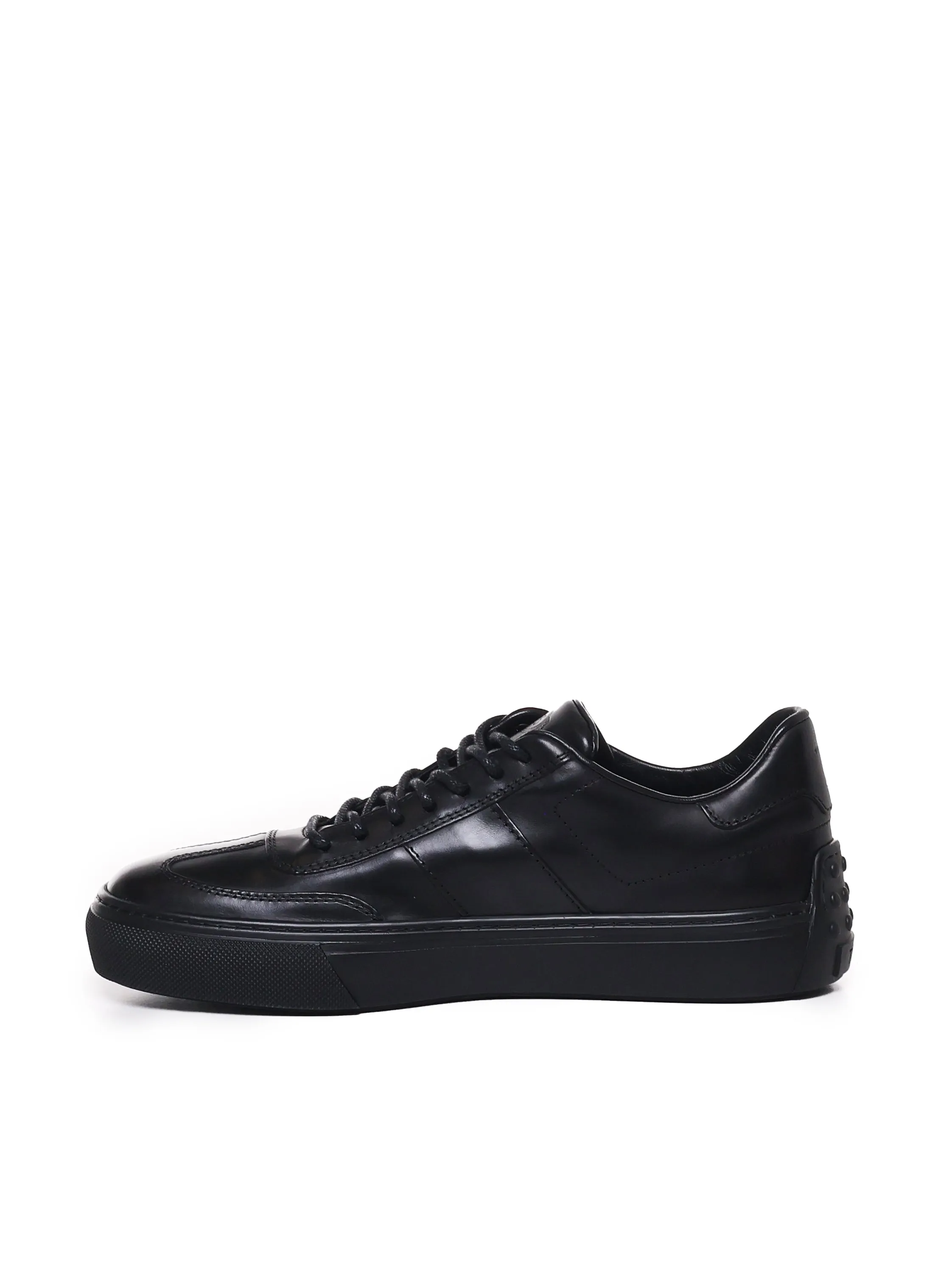 Total Black Calfskin Sneakers