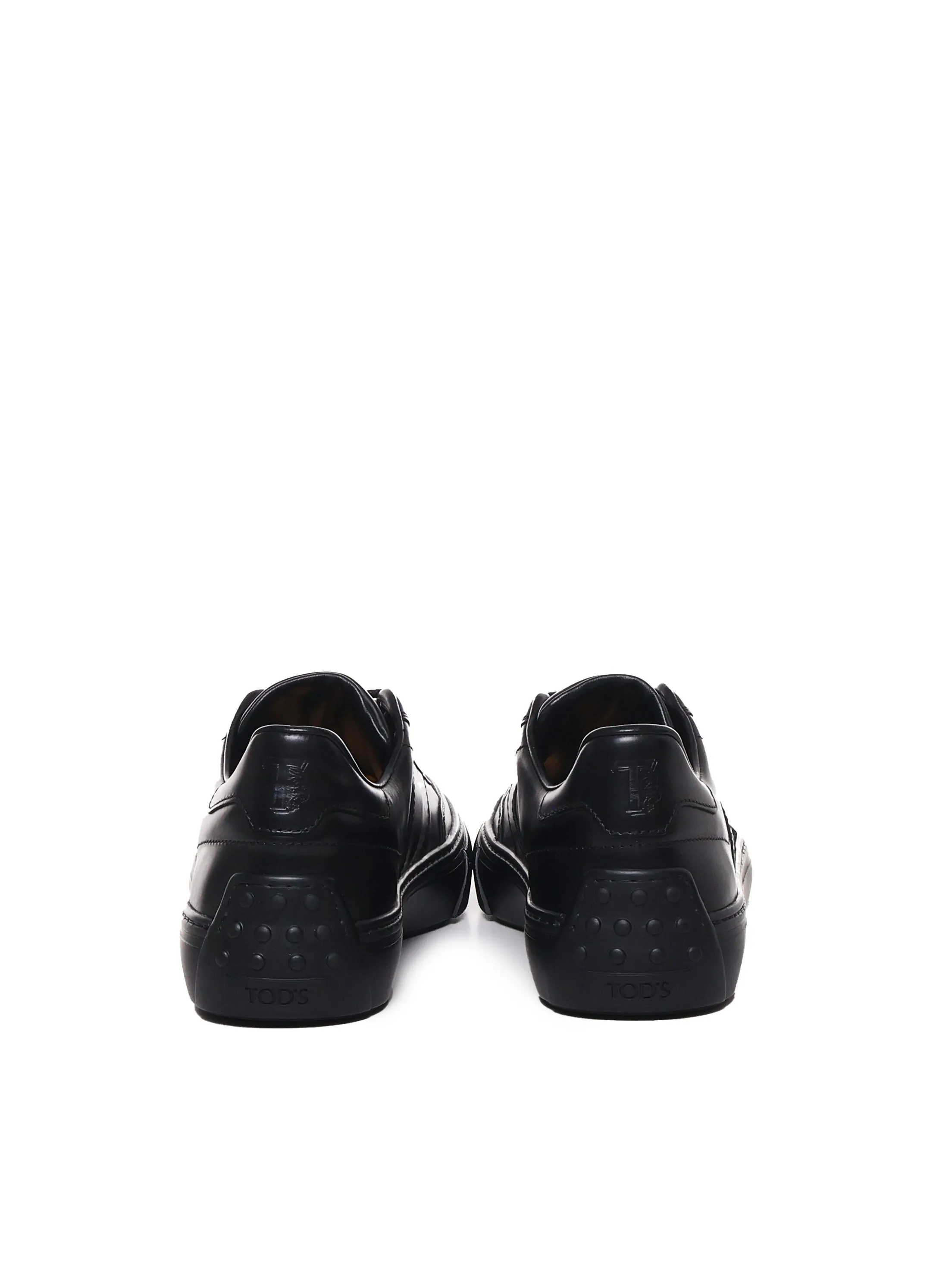 Total Black Calfskin Sneakers