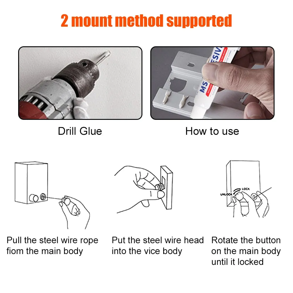 Wall Mounted Retractable Washing Line