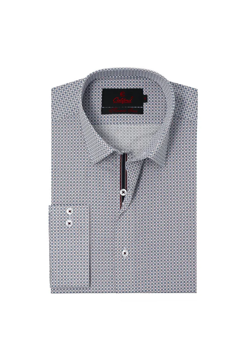 White printed shirt / Marcopolo 102382-01